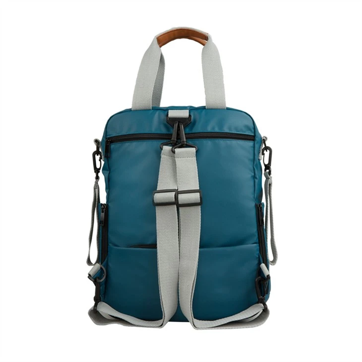 DIAPER BACKPACK WATERPROOF-BLUE BACKSIDE